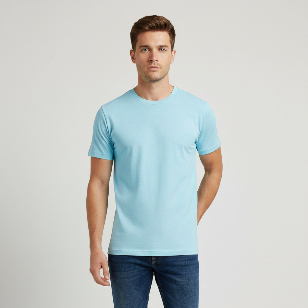 Ring-Spun Crew Neck T-Shirt 2100