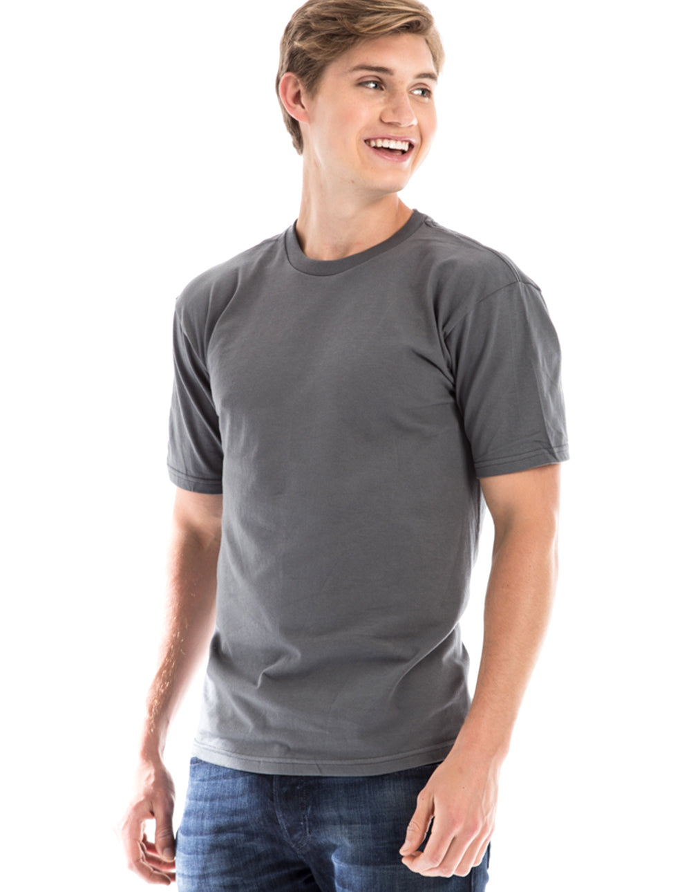 Ring-Spun Crew Neck T-Shirt 2100