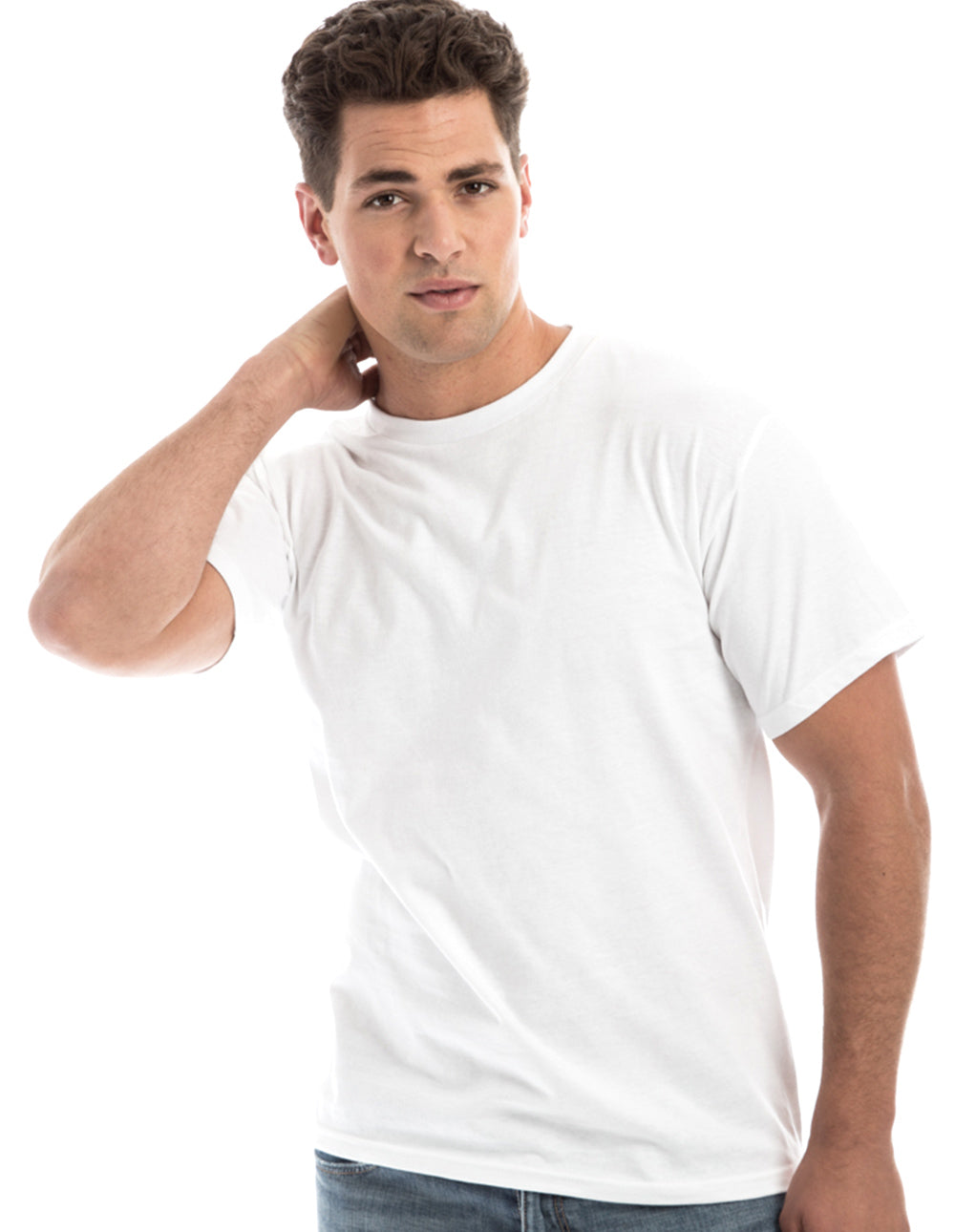 Ring-Spun Crew Neck T-Shirt 2100