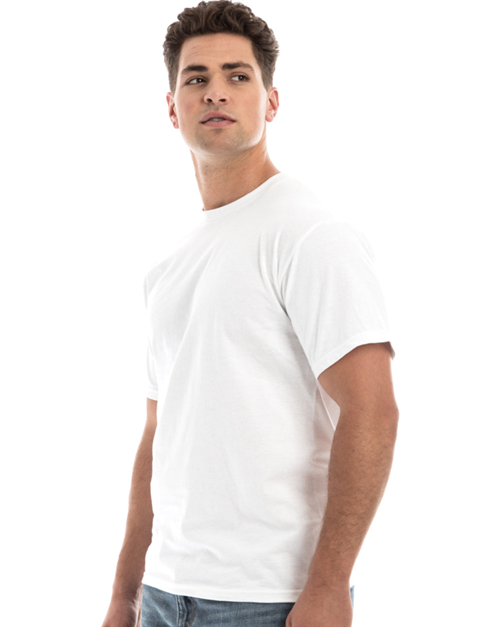 Ring-Spun Crew Neck T-Shirt 2100